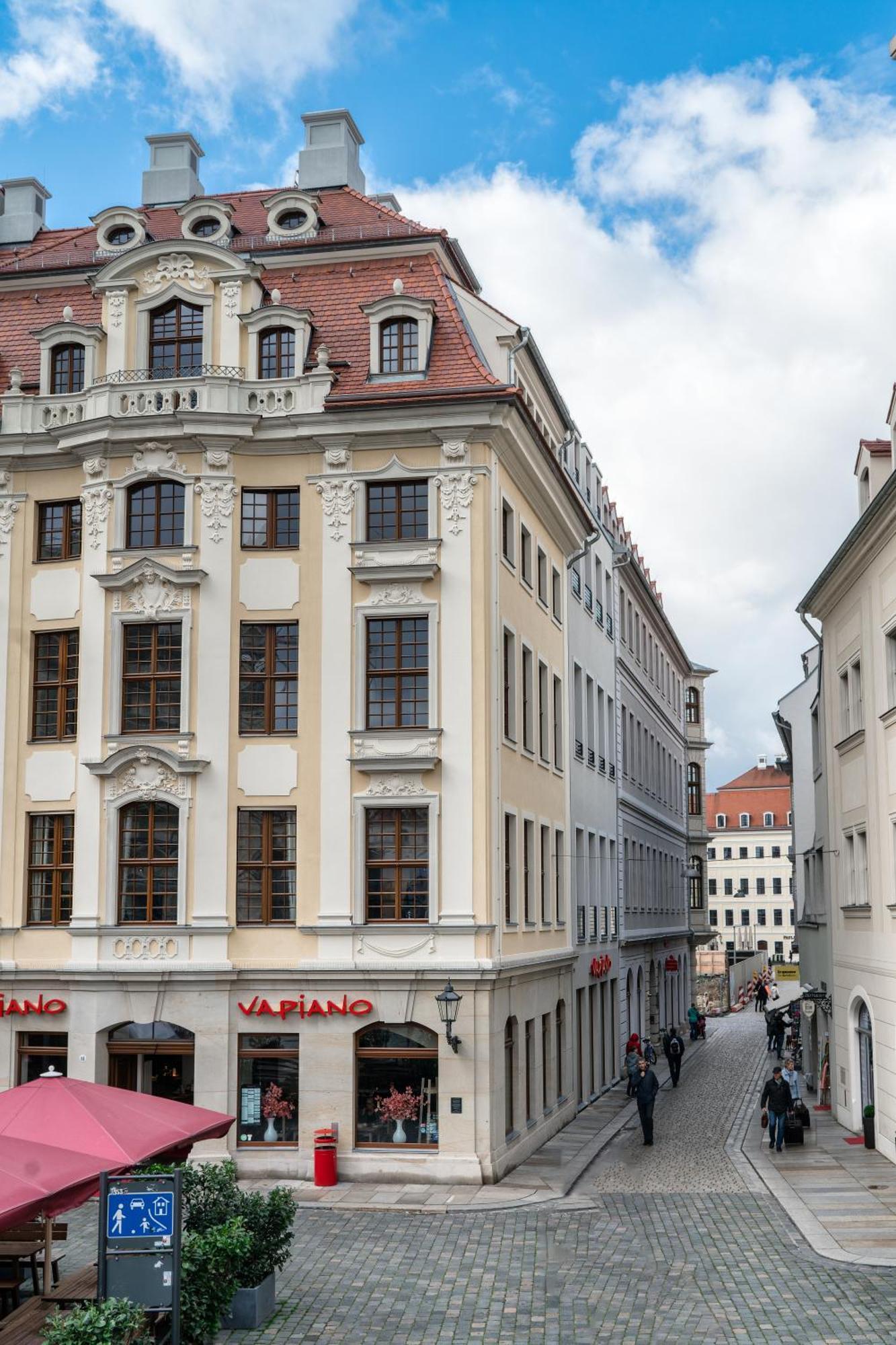 Grosszuegiges Apartment Mit Blick Zur Frauenkirche Drezda Kültér fotó